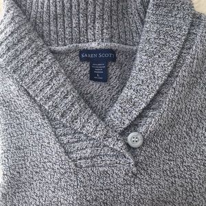 Karen Scott Blue Sweater